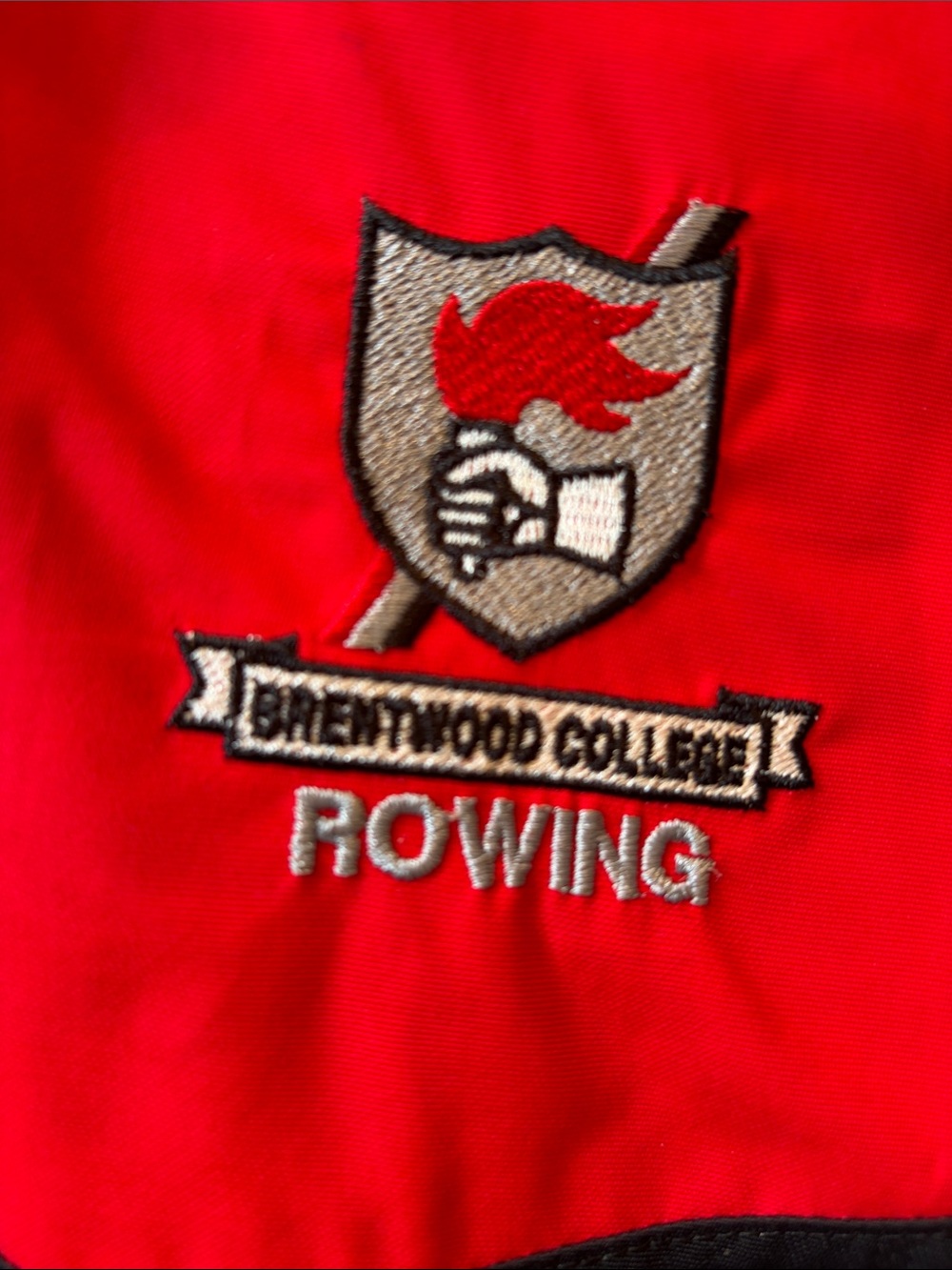 Brentwood College Rowing Club Water-Resistant Splash Jacket large tall